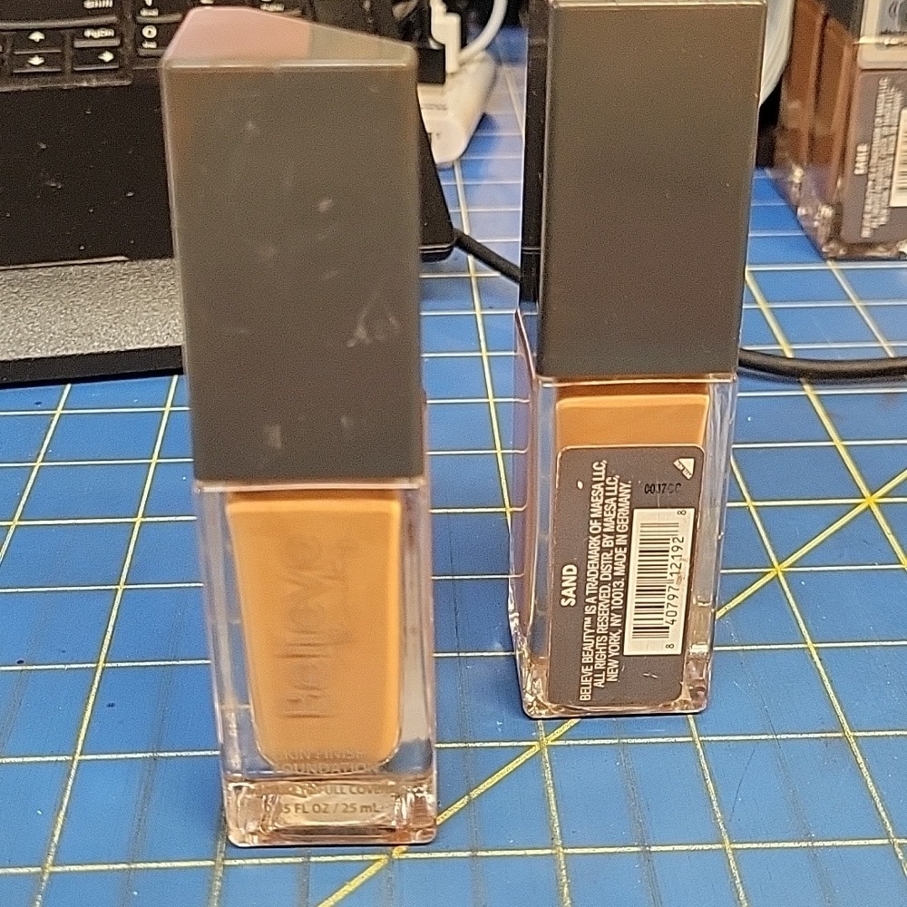 Believe Beauty Skin Finish Foundation 25ml New Bottle - Sand